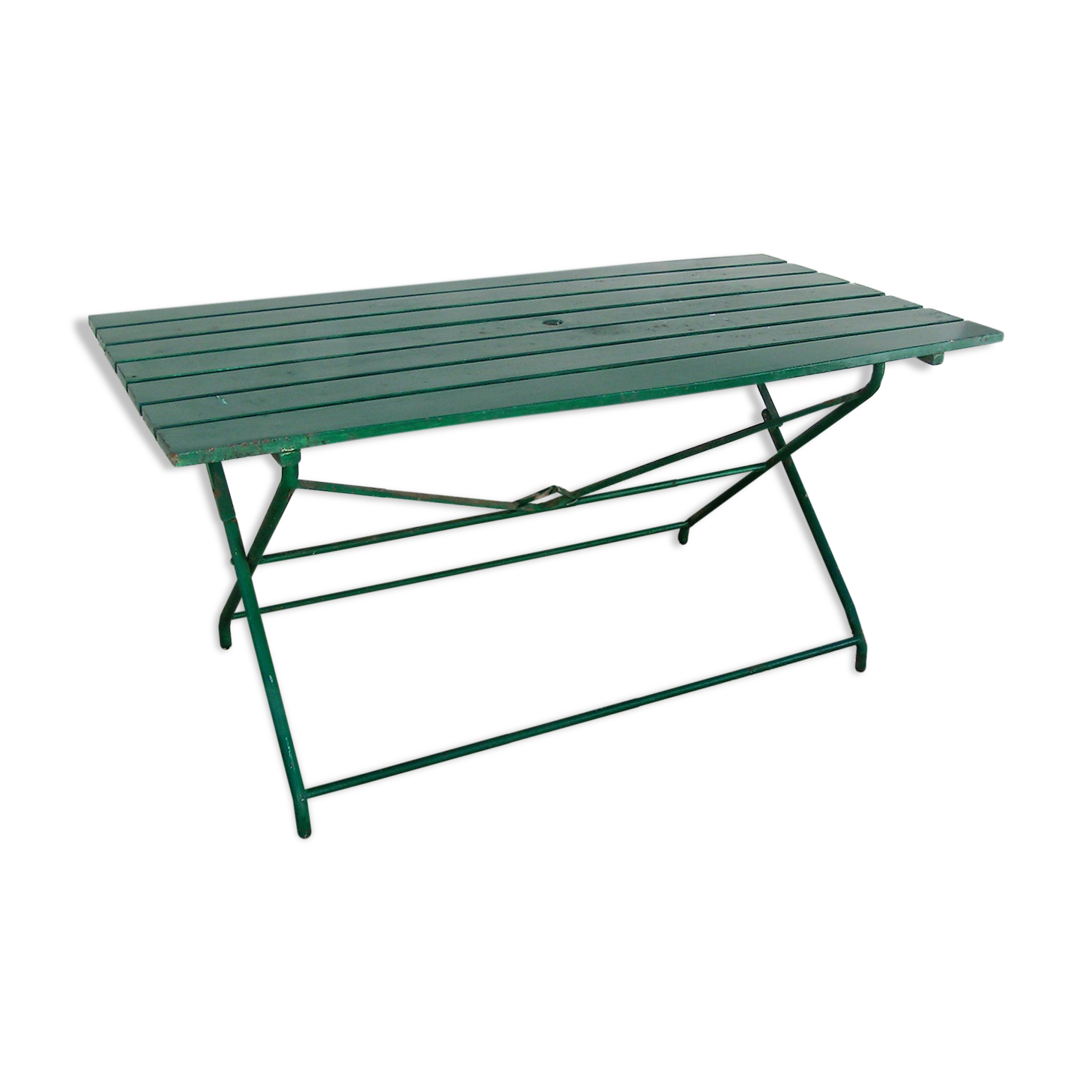 Folding garden table