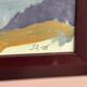 Original Swedish Oil on Panel – “Landscape” by JA 05 – Vintage & Framed – 58 × 48 cm (22.8" x 18.8")