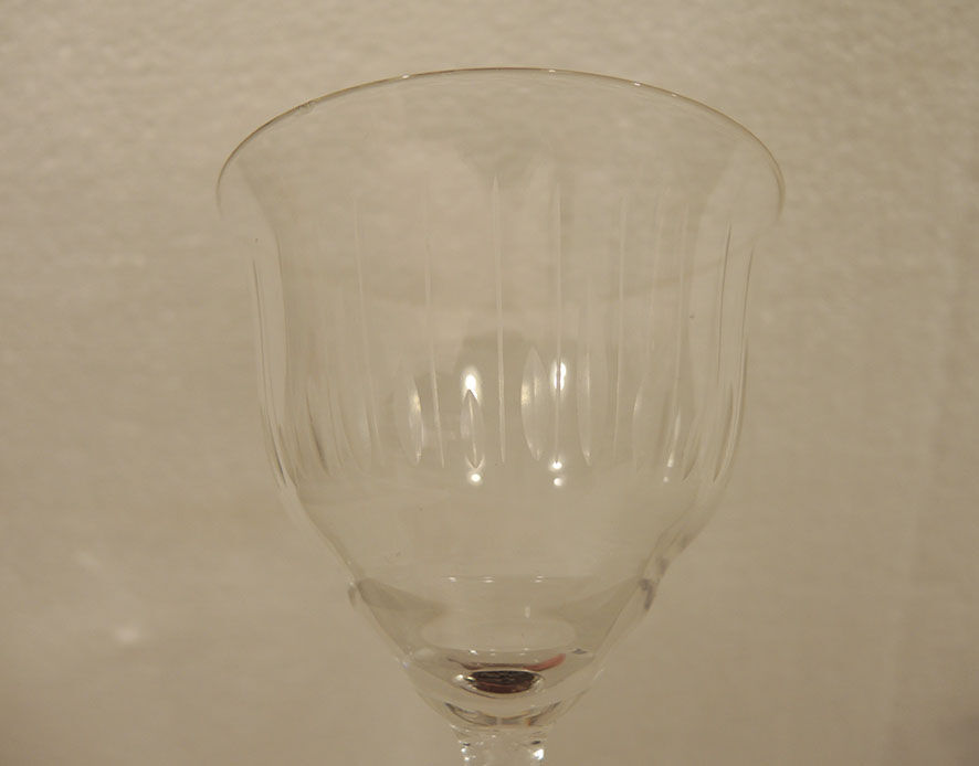 9 Old Stemmed Glasses – Cut Pattern – Villeroy Boch