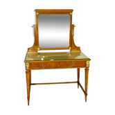 Vintage Art Deco dressing table in precious wood marquetry, 1930
