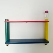Étagère murale de Pierre Sala crayons géants années 80