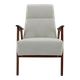 Restored beech armchair from the 1960s, Czechoslovakia