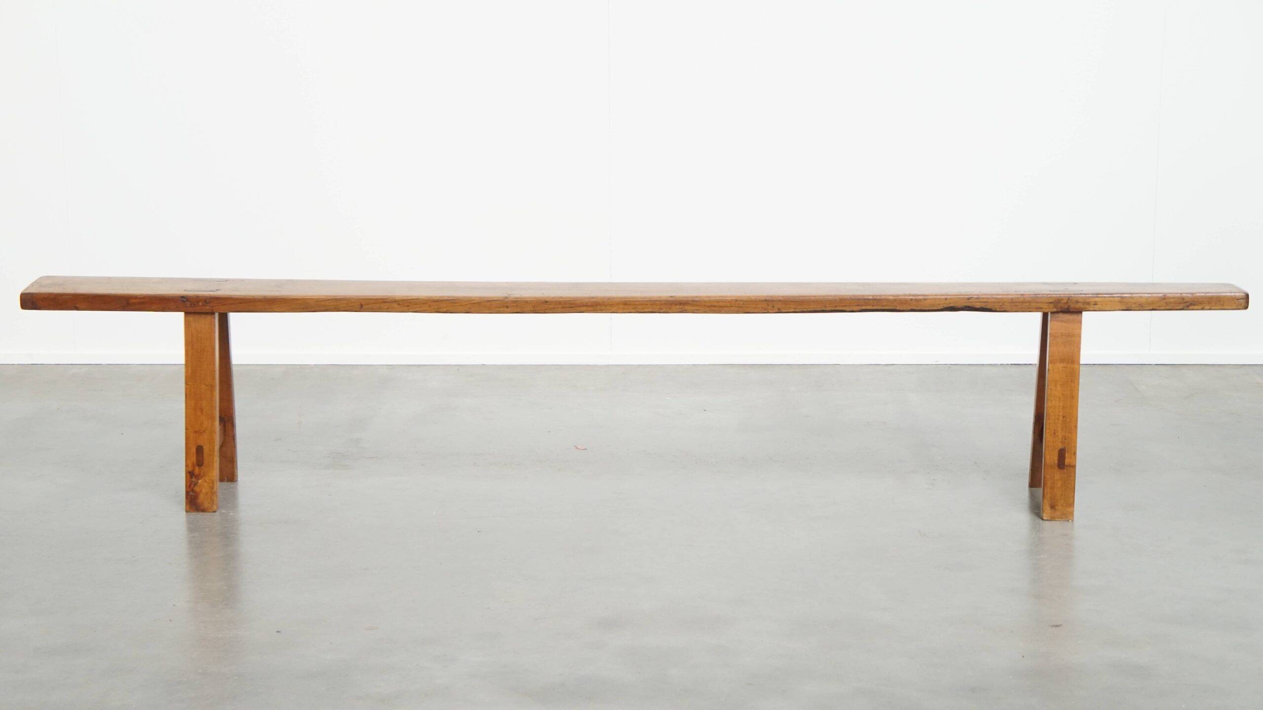 Banc antique en bois, France