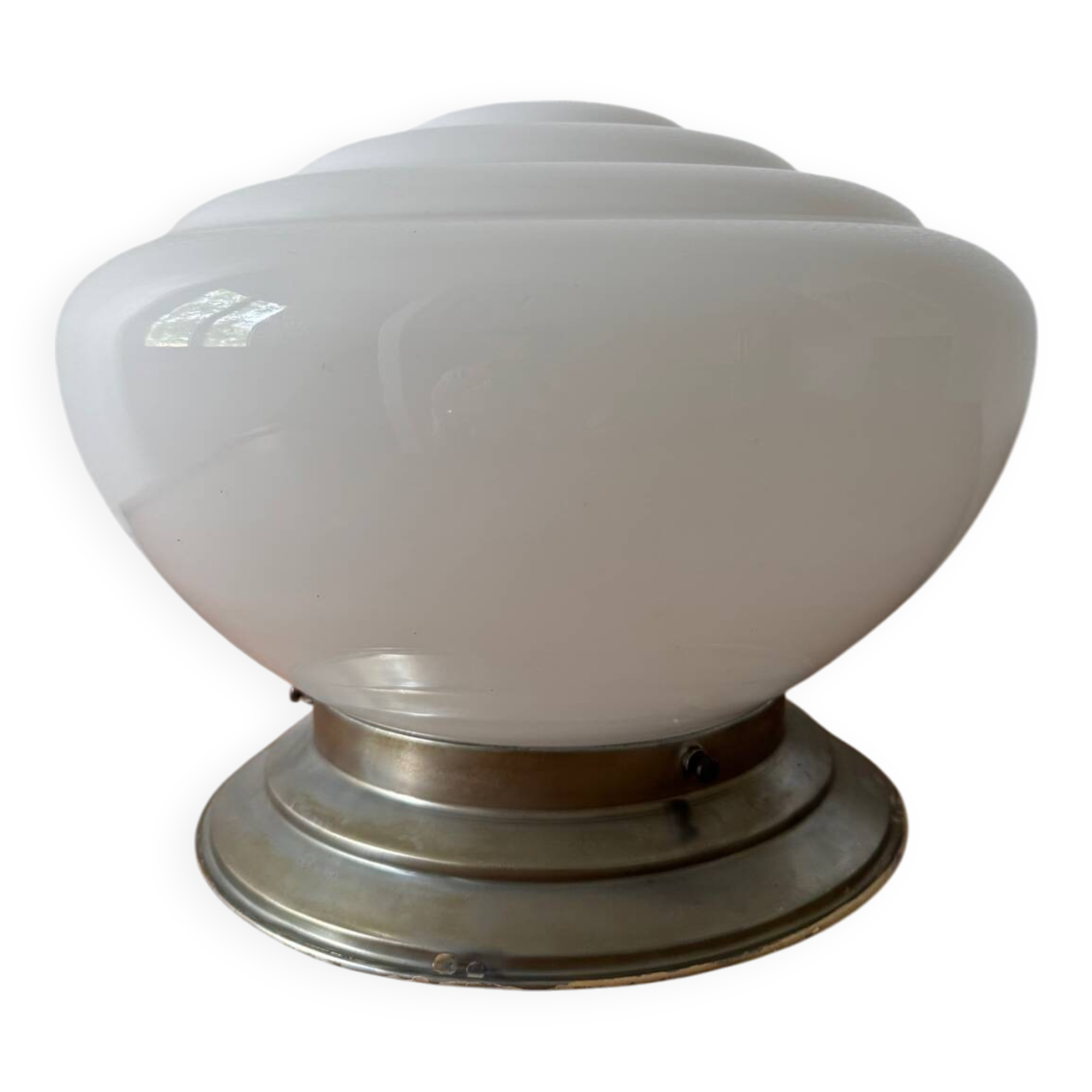 Plafonnier opaline Art Déco