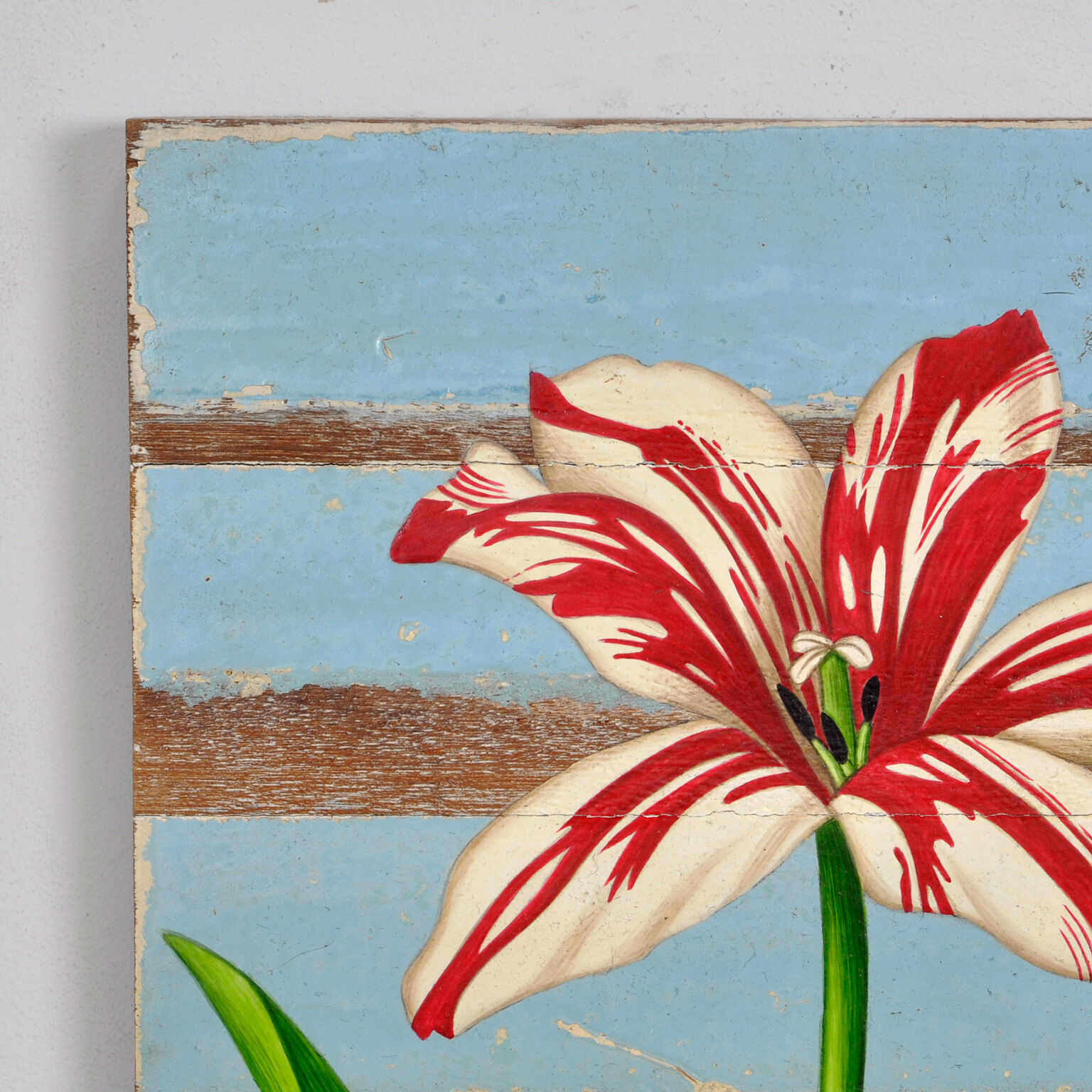 Painting on driftwood