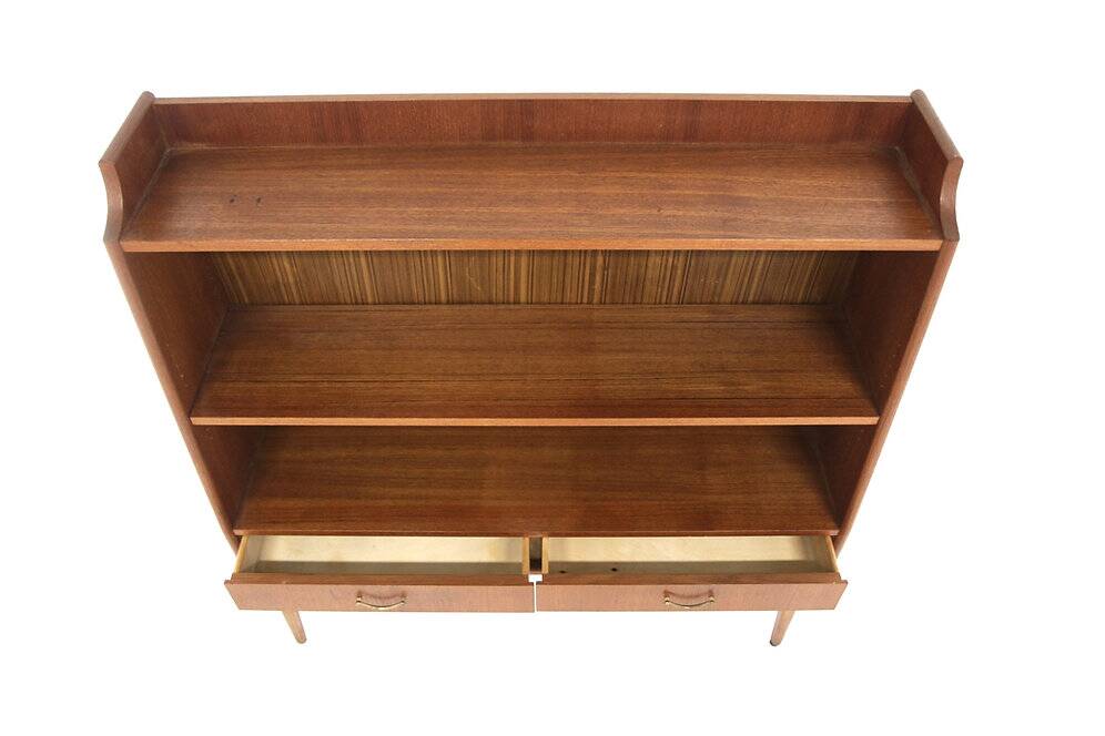 Scandinavian teak bookcase, Sweden, 1950