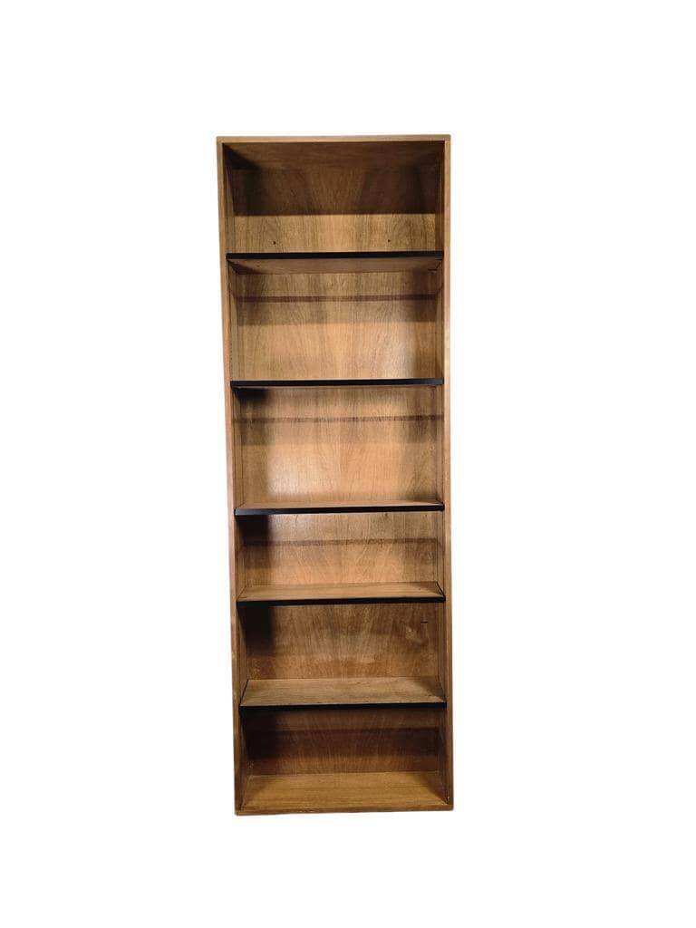 Armoire en bois peu profonde / bibliothèque / vitrine vintage