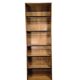Armoire en bois peu profonde / bibliothèque / vitrine vintage