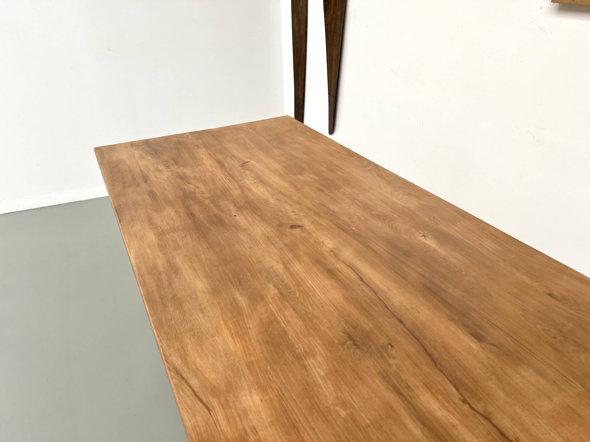 Solid beech farmhouse table