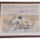 Yves Brayer Lithograph Herd of Horses in Camargue