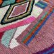 Berber Boujad rug in wool – A graphic and colourful piece
