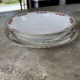 66-piece Limoges porcelain service, mid-20th century