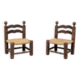 Pair of low chairs