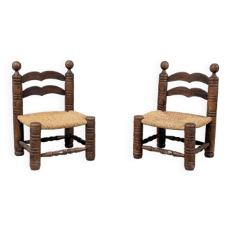 Pair of low chairs