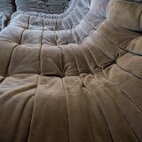 Canapé Togo angle Ligne Roset – Alcantara anthracite