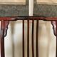Pair of Chinese chairs, lacquered red, twentieth century