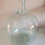 Dame -jeanne Vibesal 20 L in transparent glass / vintage 60s-70s