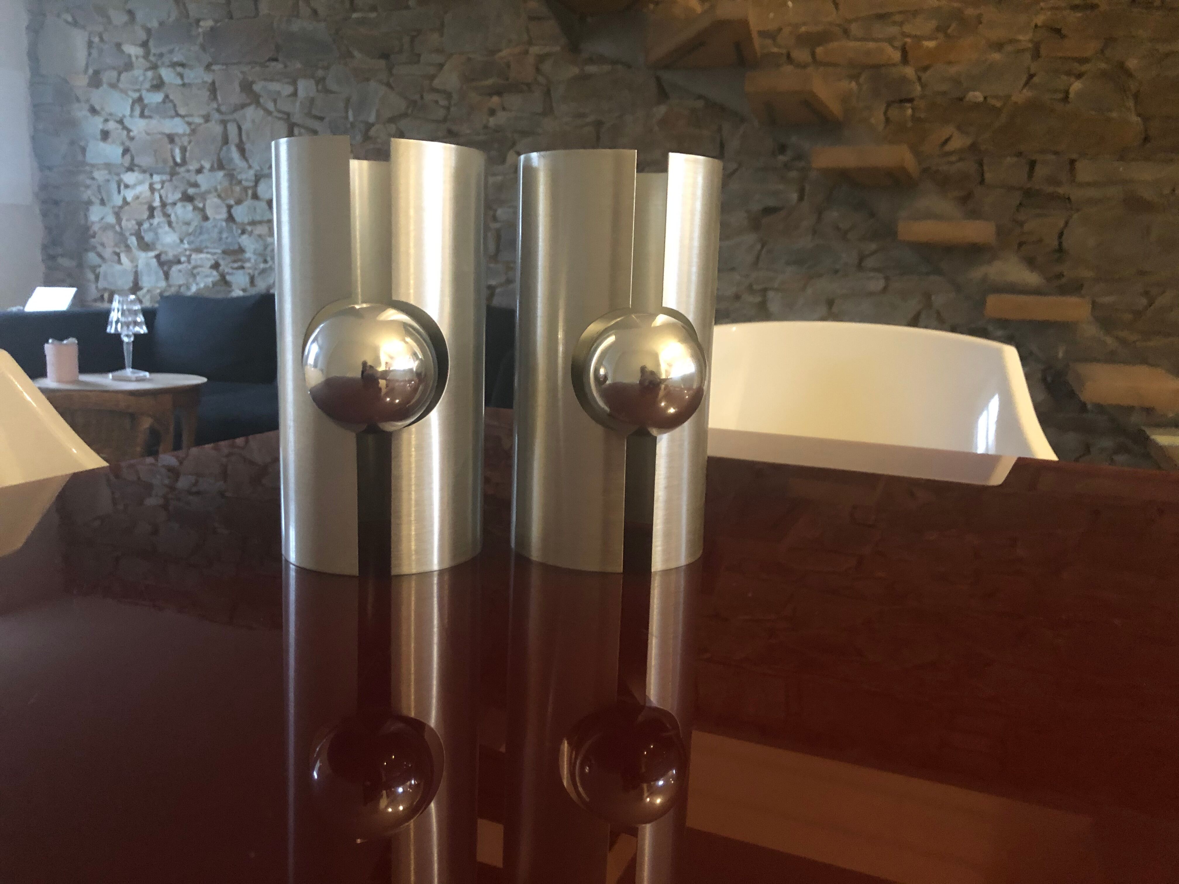 Chandelier set and Wall Lamps Space age