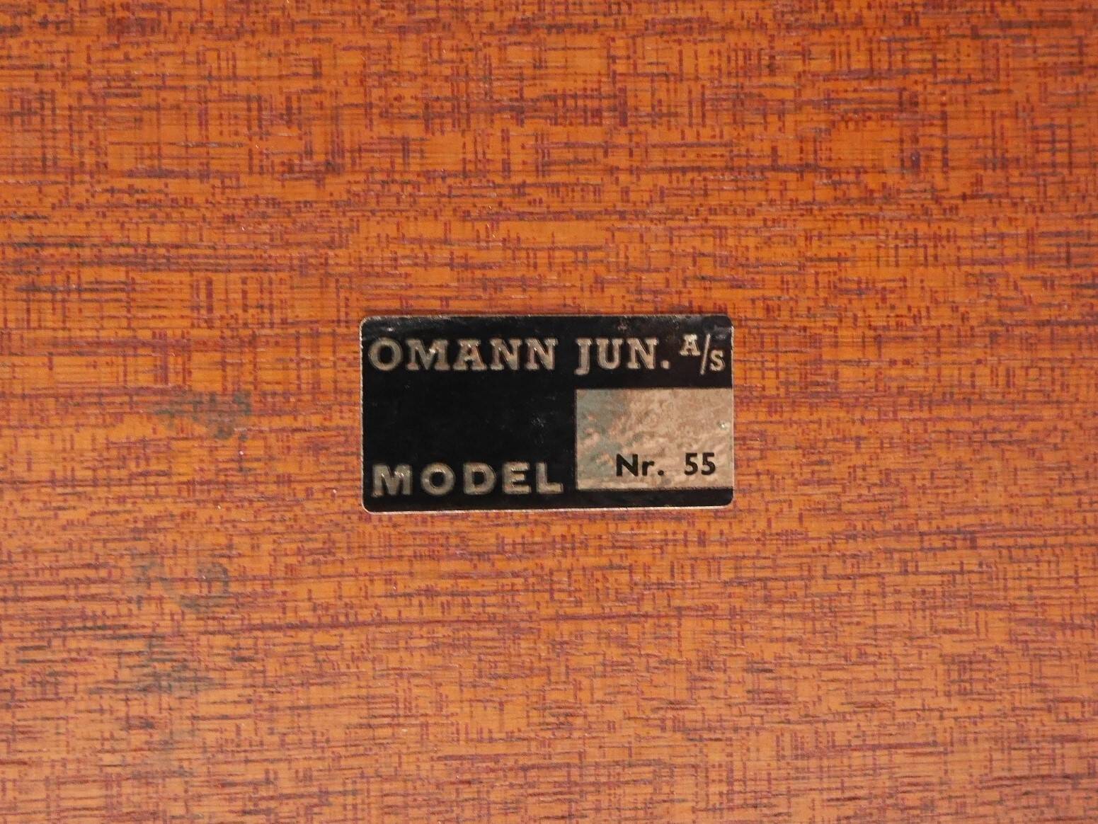 Rosewood table by Gunni Omann for Omann Jun, Model 55, 1960’s