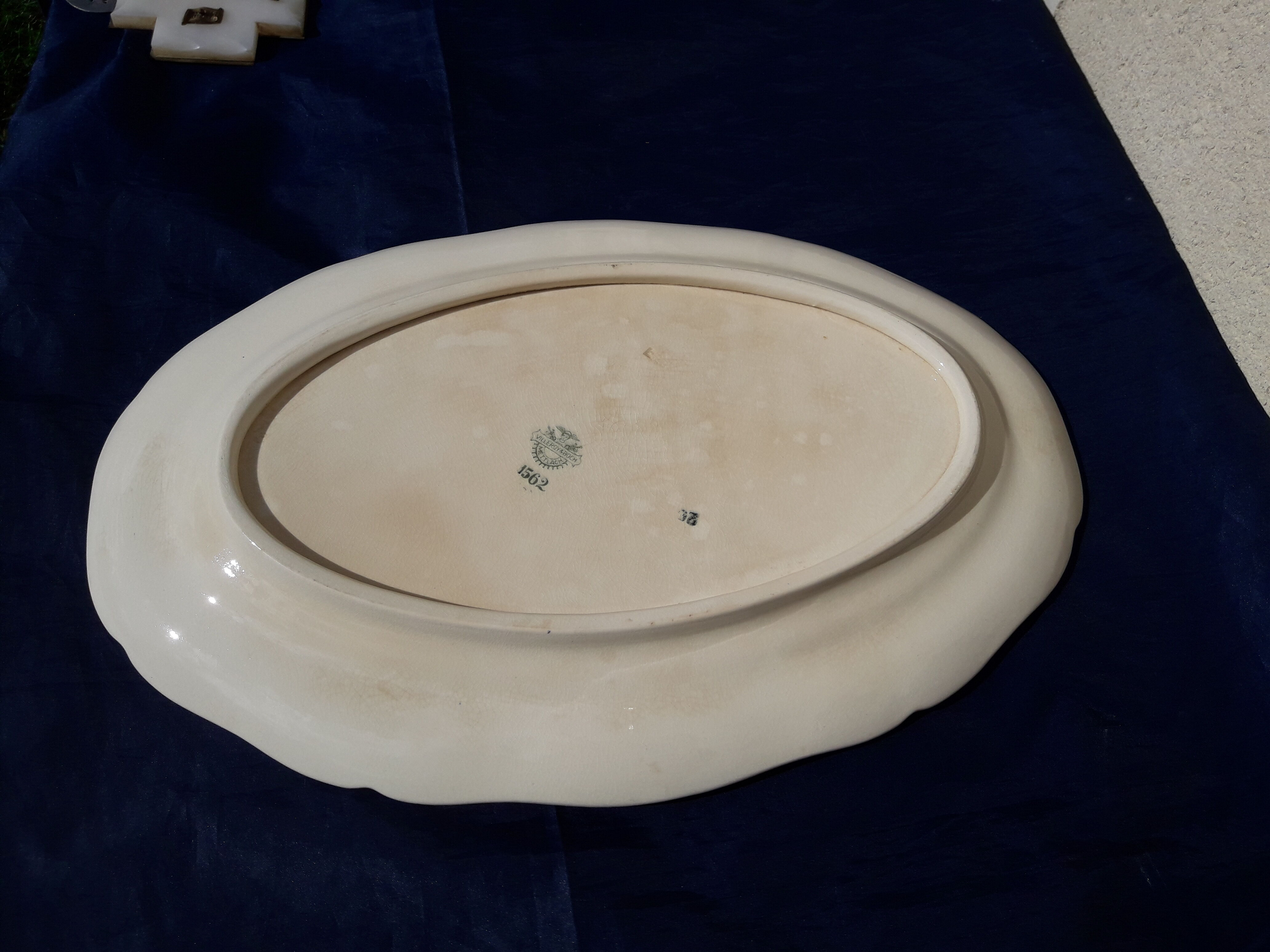 Villeroy earthenware oval dish - Boch Mettlach