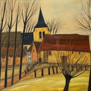 "L'église du village" par Martin Neirynck