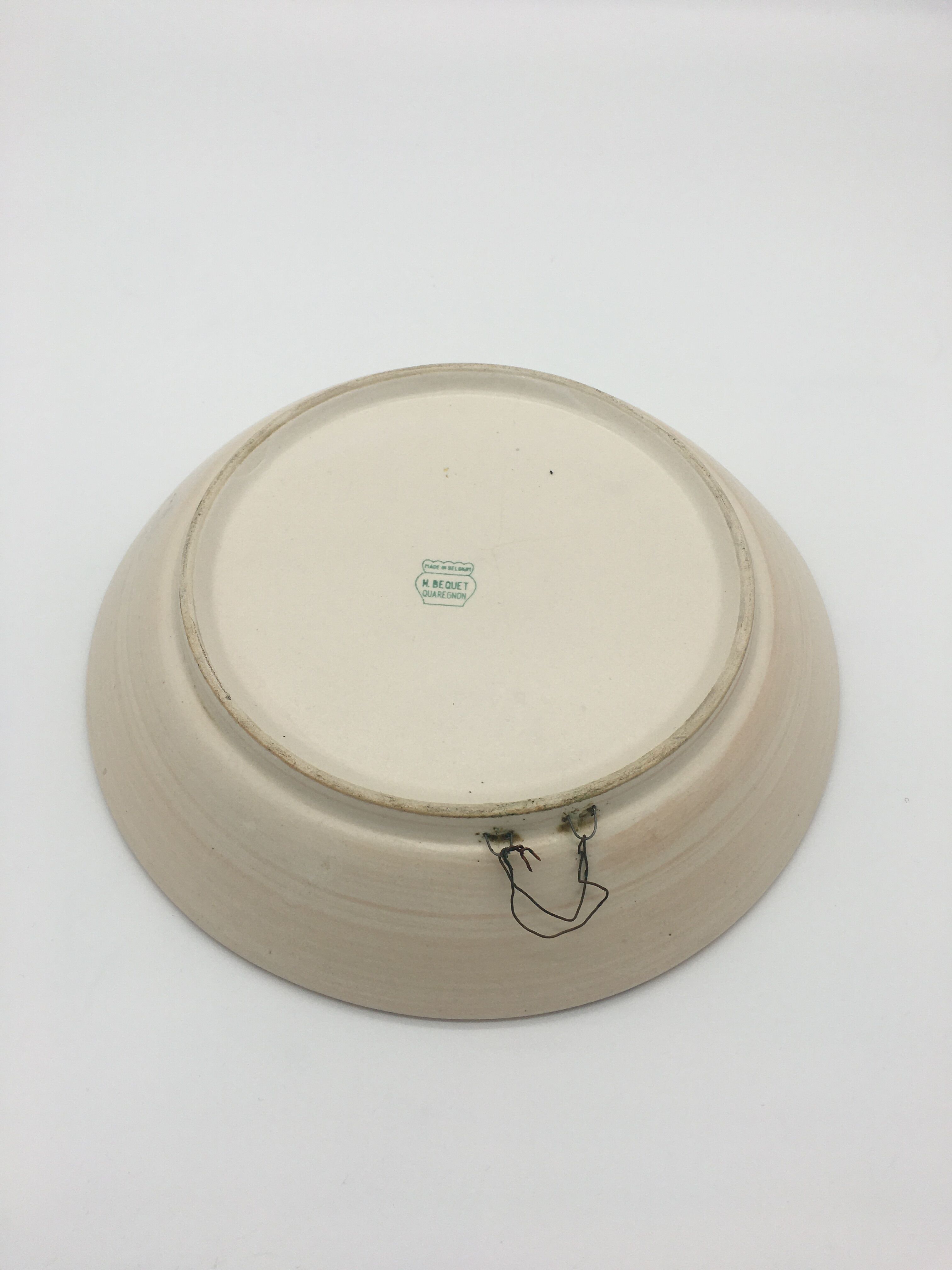 Decorative plate H. Bequet