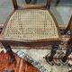 Set of 8 Louis Philippe 19th century mahogany chairs with caned seats