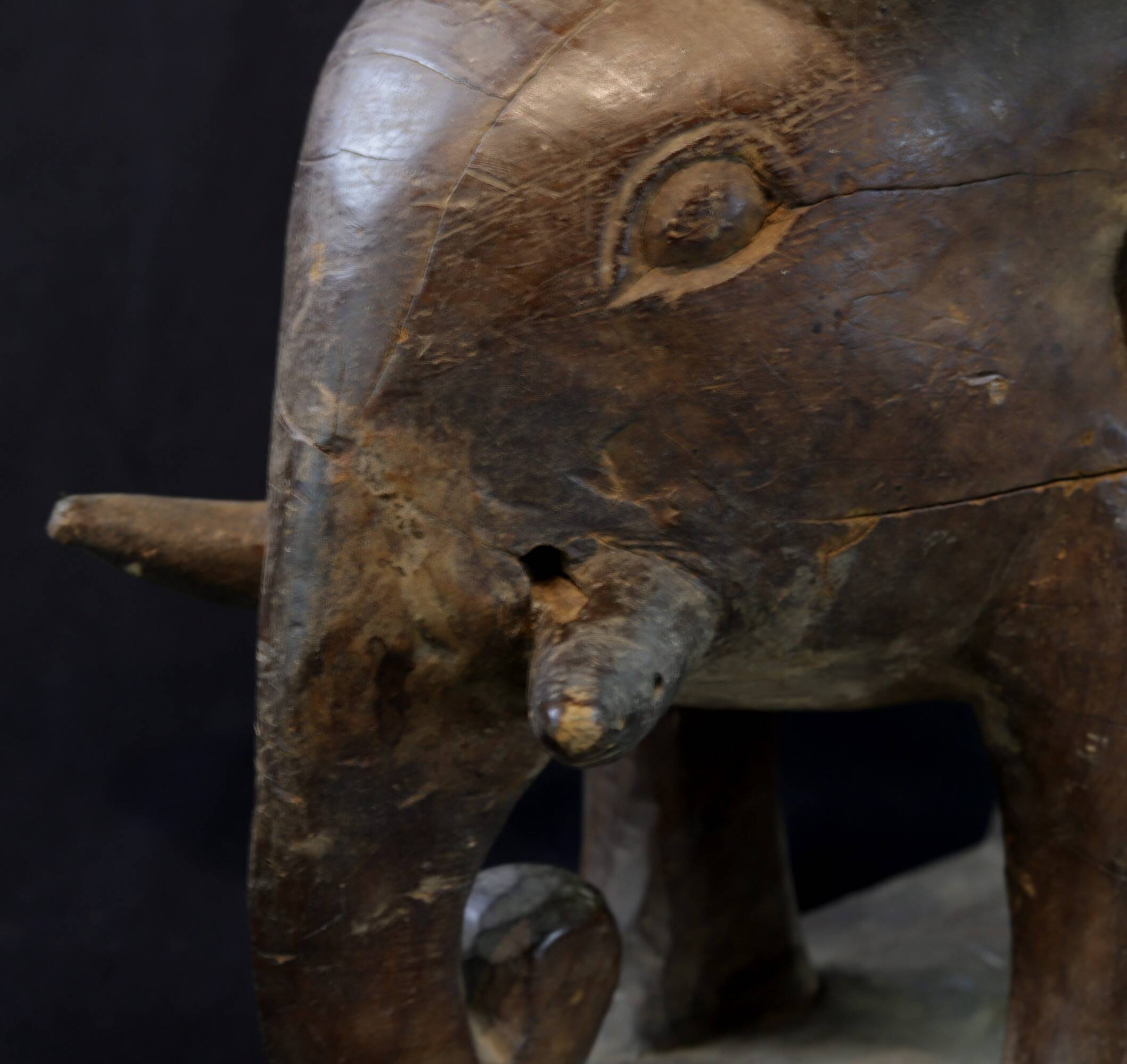 African Art - Old Akan Stool - Ivory Coast