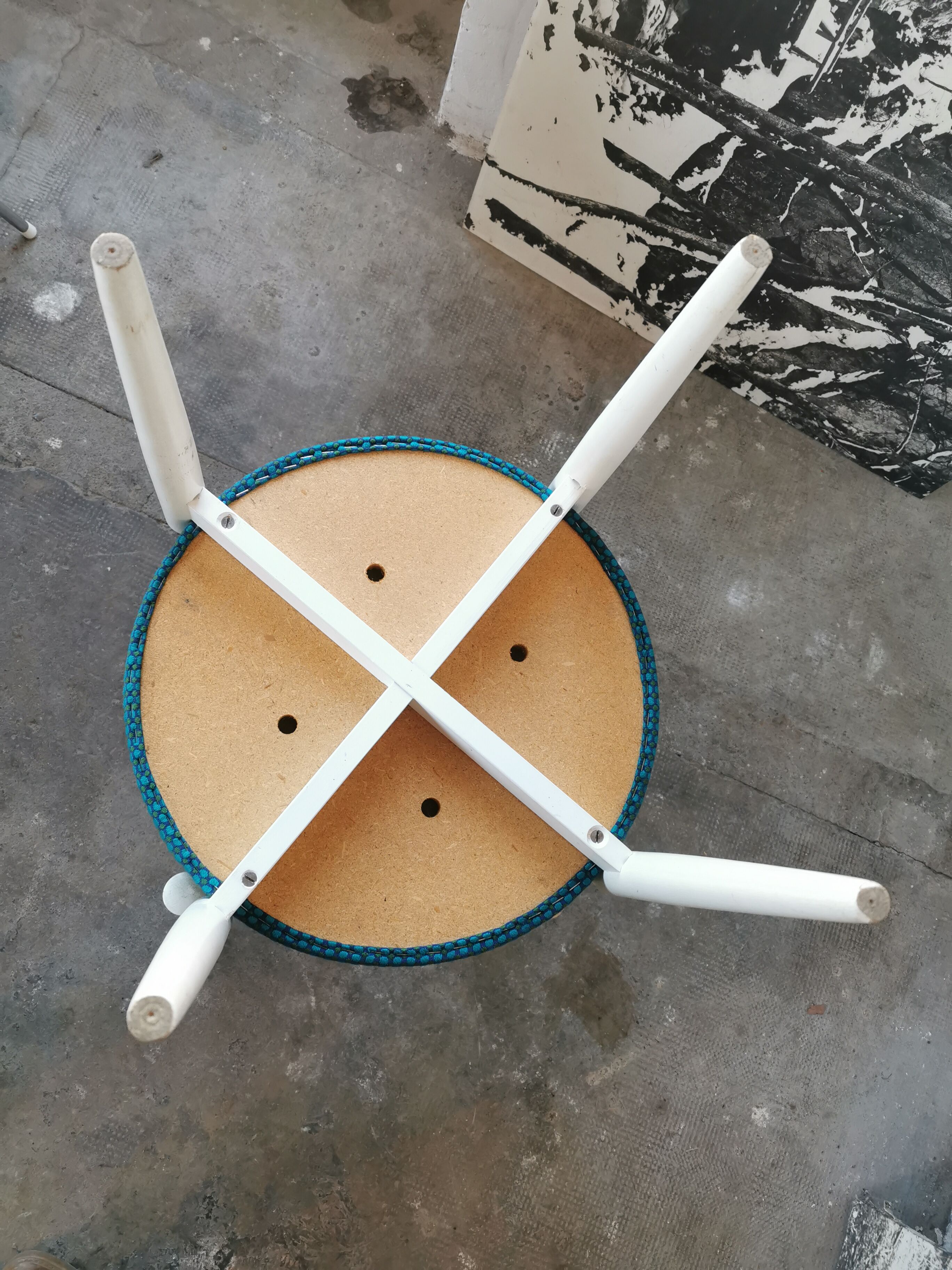 Pair of Scandinavian stools 1960 /70