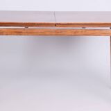 Original Mid-Century Walnut Folding Table, Made by Mier Topolcany, Czech, 1950s