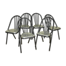 Set de 6 chaises Surpil de Henri Porché édition DCW