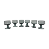 Set of glasses on foot