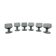 Set of stemmed glasses