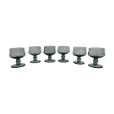Set of stemmed glasses