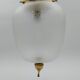 golden metal glass suspension chandelier