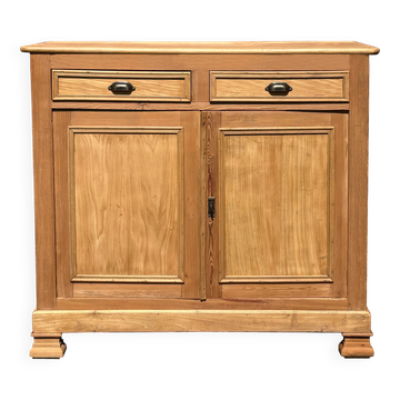 buffet parisien ancien en bois fruitier et pin