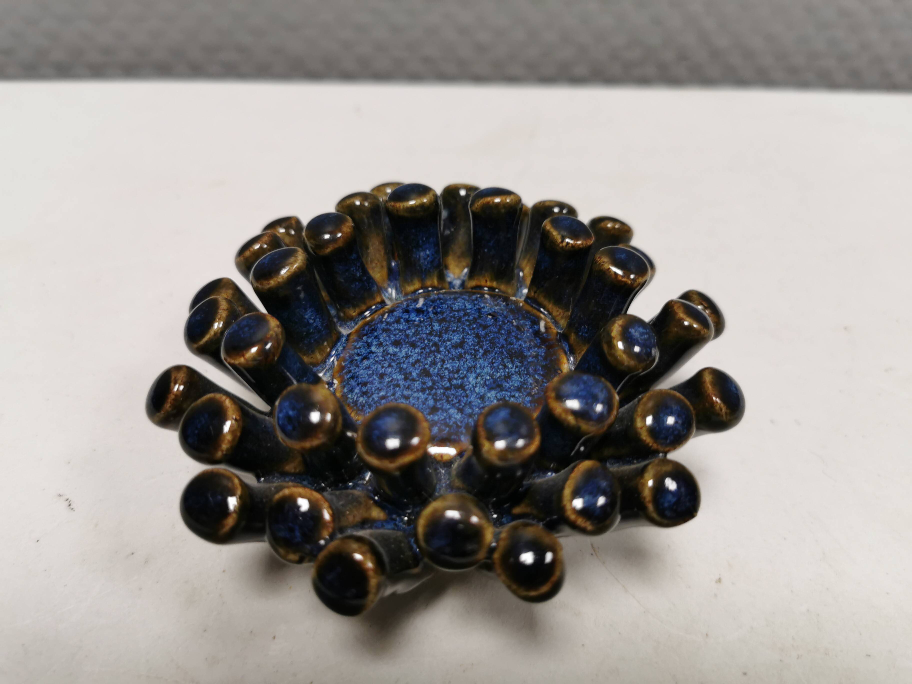 Small ceramic candlestick (for tea lights), Denmark 1970s.