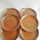 Set of 6 vintage Brenne Grès stoneware dinner plates from France