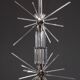 Floor Lamp by René Roubíček, Nový Bor, Glass & Metal, 1960s