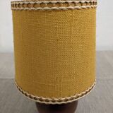 Vintage wooden bedside lamp