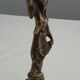 Bougeoir en bronze "La porteuse d'eau"