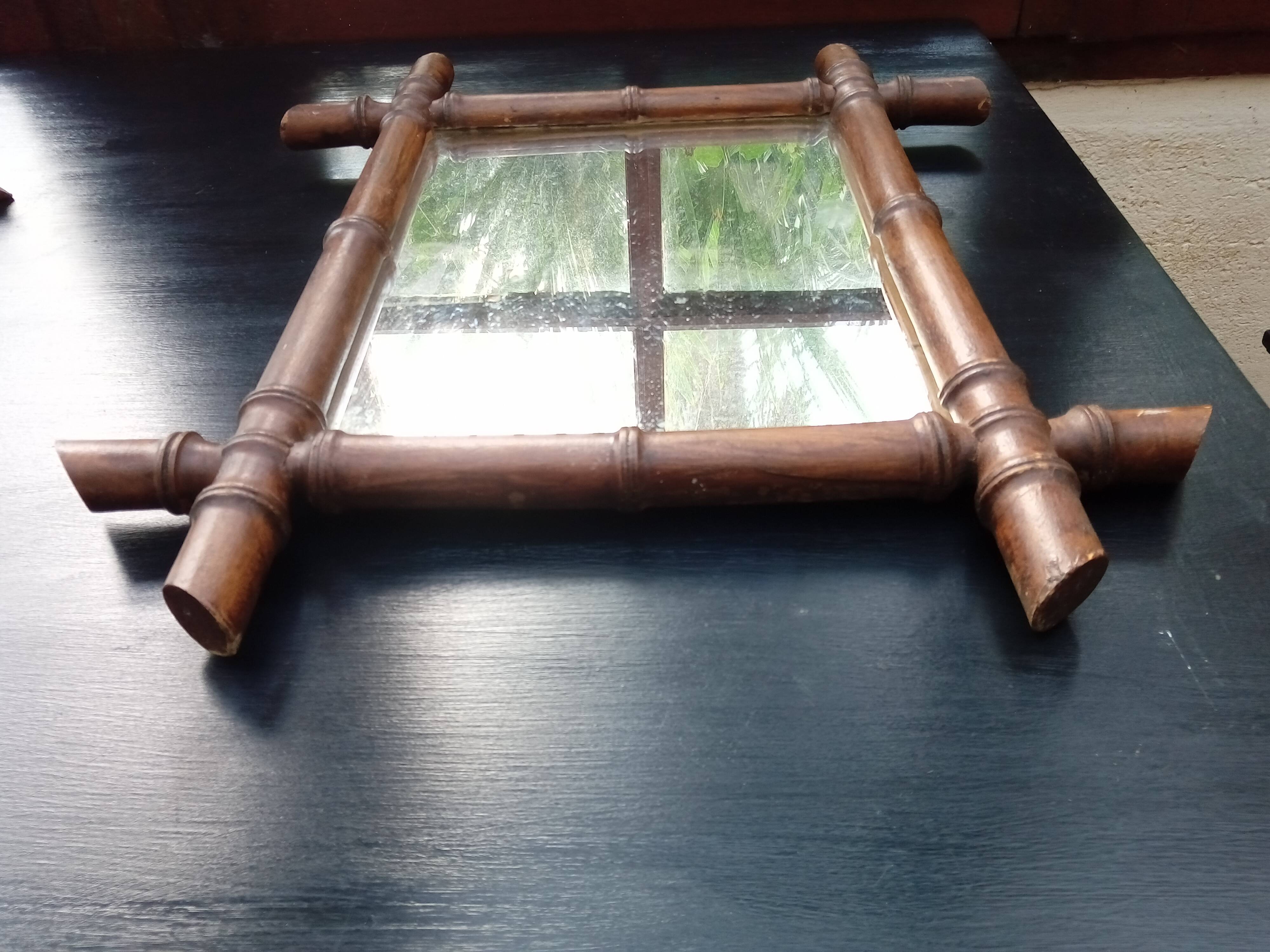 Bamboo mirror