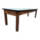 Vintage farm table from the reconstruction period in fir.