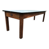 Vintage farm table from the reconstruction period in fir.