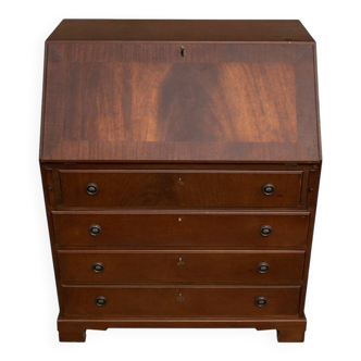 Mahogany writing desk secretary in English.