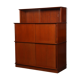 Vintage mahogany storage by Didier Rozaffy for Oscar, 1950