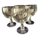 Set of 4 crystal red wine tasting glasses