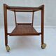Table basse scandinave sur roulettes, 1960