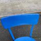 Blue bistro chair
