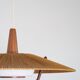 Rope and teak teak hanging lamp teuchde leuchten